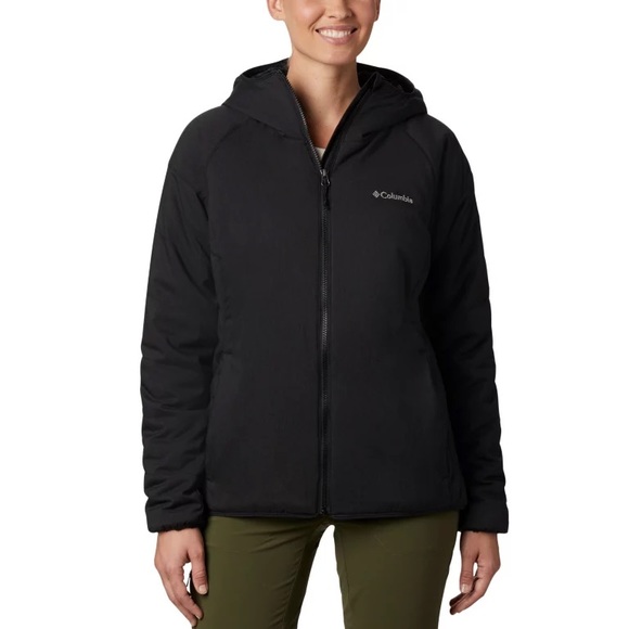 Columbia Softshell Black Plush Jacket - Picture 2 of 2